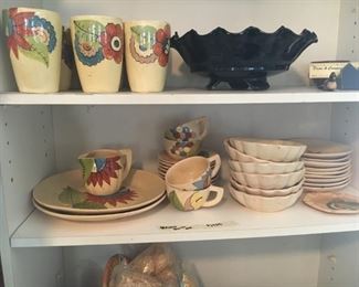 Art deco Mexican pottery