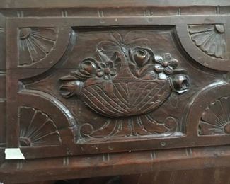 Table from Mexico, carved