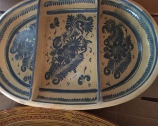 Another huge Mexican pottery tray