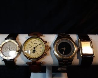 Designer watches by Omega, Stauer Gucci