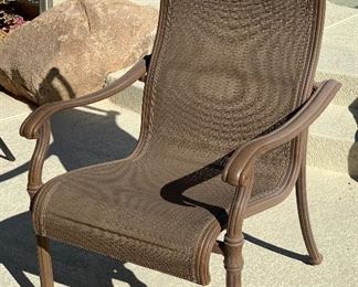 Patio Tile Top Table w/ 6 Chairs	Table: 29x42x80in Chairs:42x27x31in seat height: 18in	HxWxD