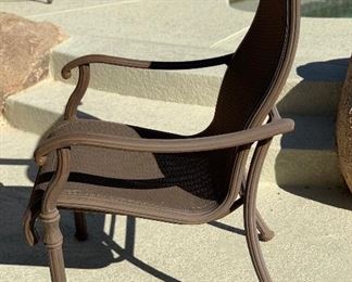 Patio Tile Top Table w/ 6 Chairs	Table: 29x42x80in Chairs:42x27x31in seat height: 18in	HxWxD