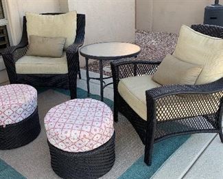 Allen + Roth All Weather Wicker furniture 