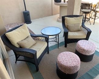 Allen + Roth All Weather Wicker furniture 