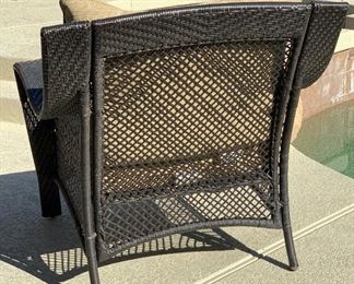 Allen + Roth All Weather Wicker Chair #2	35x34x35in seat height: 19in	HxWxD