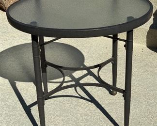 Patio Round Side Table	24in H x 27in diameter	