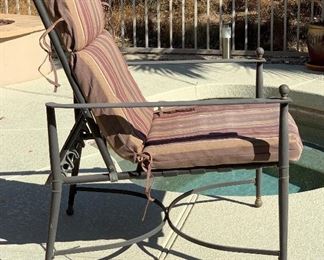 Sunbrella Patio Chair #1	40x29x35in	HxWxD
