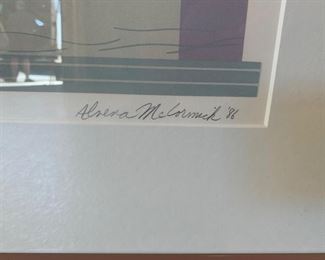 *Signed* Alvena McCormick Wrapped in Light Litho	37in Wx 29.5inH	
