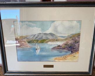 *Original* Eleanor Waddell Libby Pleasant day, Lake Pleasant	24.5in Hx 31in W	

