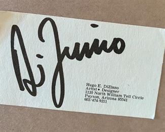 *Original* Hugo E. DiZinno San Jose de Tumacacori the Mission Watercolor	29.5H x 41.5in W	
