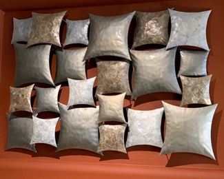 Contemporary Metal  Wall Art Squares	24x32	