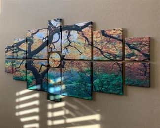 15pc Fall Tree/Clock Wall Decor	 	
