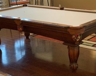 8ft Connelly Billiards Pool Table Prescott Model	32x56x100in	HxWxD
