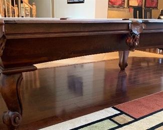 8ft Connelly Billiards Pool Table Prescott Model	32x56x100in	HxWxD
