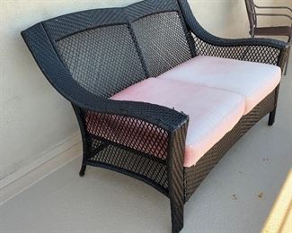 All Weather Wicker Loveseat	 	
	