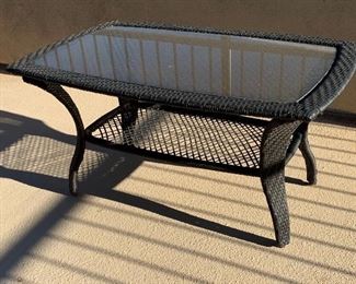 All Weather Wicker Coffee Table