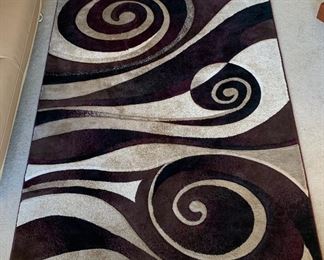 Contemporary area rug 08	87in l x63in W	
