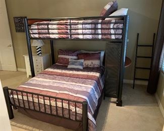 Metal Frame Bunk Beds	67.5x85x83in	HxWxD
