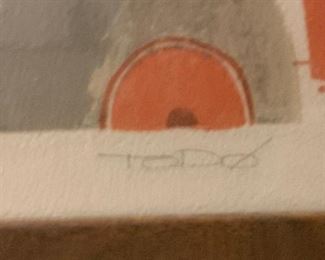 *Signed* Francisco Todo Garcia  Farm TRACTOR LITHO	25X35	
