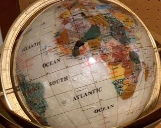 8in Gemstone Globe	 	
