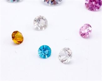Group of Beautiful Solitaire Stones; Variety of Colors