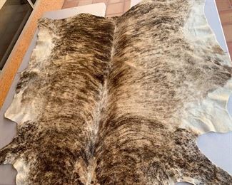 Light Brindle Cowhide Rug	91x62in	