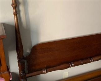 Antique Queen Poster Bed frame	