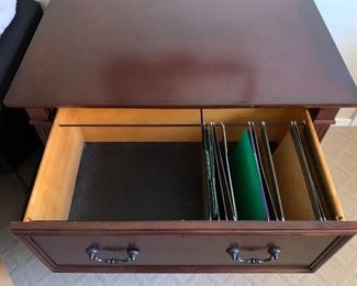 DarkWood Lateral 2-Drawer File Cabinet	30x39x23in	HxWxD