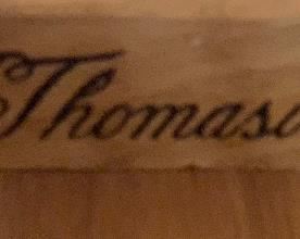 Thomasville Chippendale style cherry silver chest	38x233x13.5	HxWxD