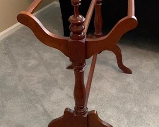 Cherrywood Blanket Stand