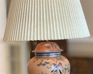 Hand painted Ginger Jar Lamp	