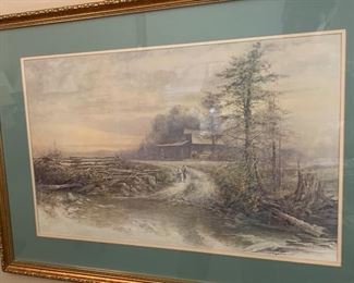 *signed* Shallow Ford Ben Hampton Print	 