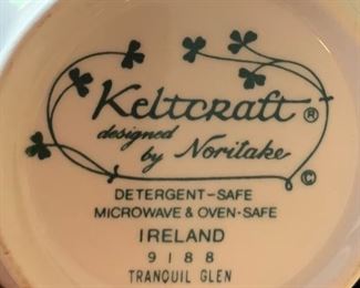 Noritake Keltcraft China Set