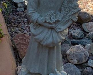 Harvest Boy Garden Statue