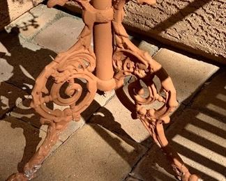 Antique Cast Iron Fern Pedestal Plant Stand