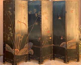 6 Panel Asian Screen Room Divider	72x96in	