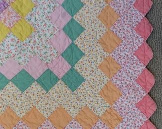 1930s Pastel Quilt	84x77in	