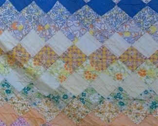 1930s Pastel Quilt	84x77in	