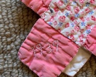 1930s Pastel Quilt	84x77in	