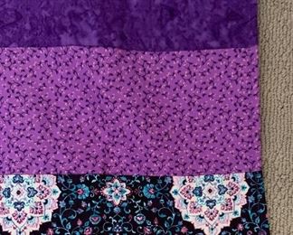 Purple Patchwork Quilt	81x55	