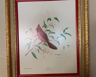 *Signed* Gene Gray Cardinal