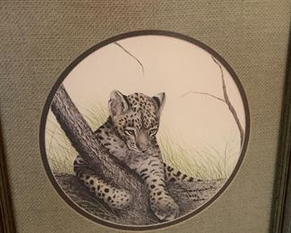 *signed* Farnsworth Persian Leopard Cub