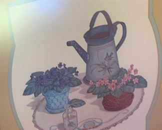 *signed* Bill Granstaff Violets