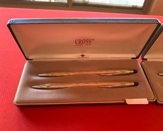 Cross Gold 1/20th 10kt Pen/Pencil set #1