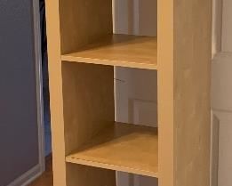 Natural Wood Slender Shelf	72.5x17.5.15.5in	HxWxD
