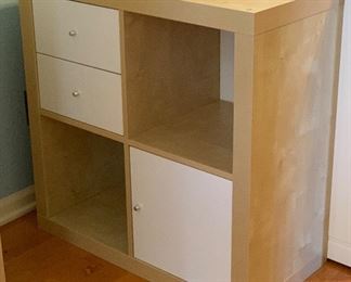 Natural wood Short Cabinet 31x31x15.5in HxWxD