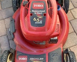 Toro 22” 6.5 Hp Lawn Mower	 	
