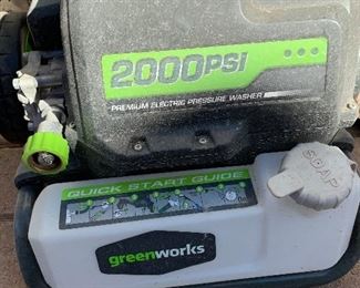 Greenworks 2000 Psi Pressure Washer	 	
