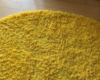 8ft Round Yellow Shag Rug Soho Collection 8ft