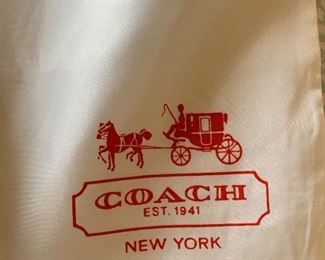 Coach Leather Sac Style Bag Purse	 	
